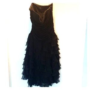 BCBG Black Strapless dress